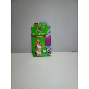 Fruit Of TheLoom Women's 3 Pair Boy Shorts Cotton Stretch Underwear Panties 8 XL